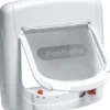 Best Staywell Deluxe Magnetisk lås kattelem Hvid Kattelemme - Med Eller Uden Chip