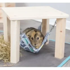 Discount SUNNY Shelter Platform med Hængekøje 28 cm Legetøj Til Gnavere & Kaniner