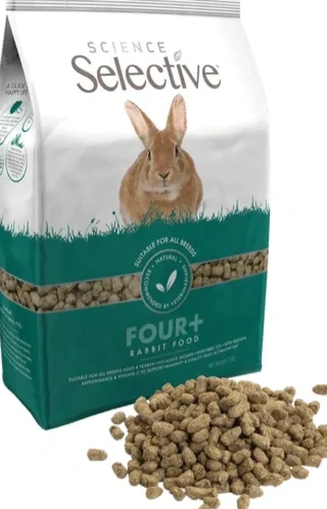 Outlet Supreme Science Selective Mature Rabbit 4+ 4 x 1,5 kg Foder & Snack Til Gnavere & Kanin