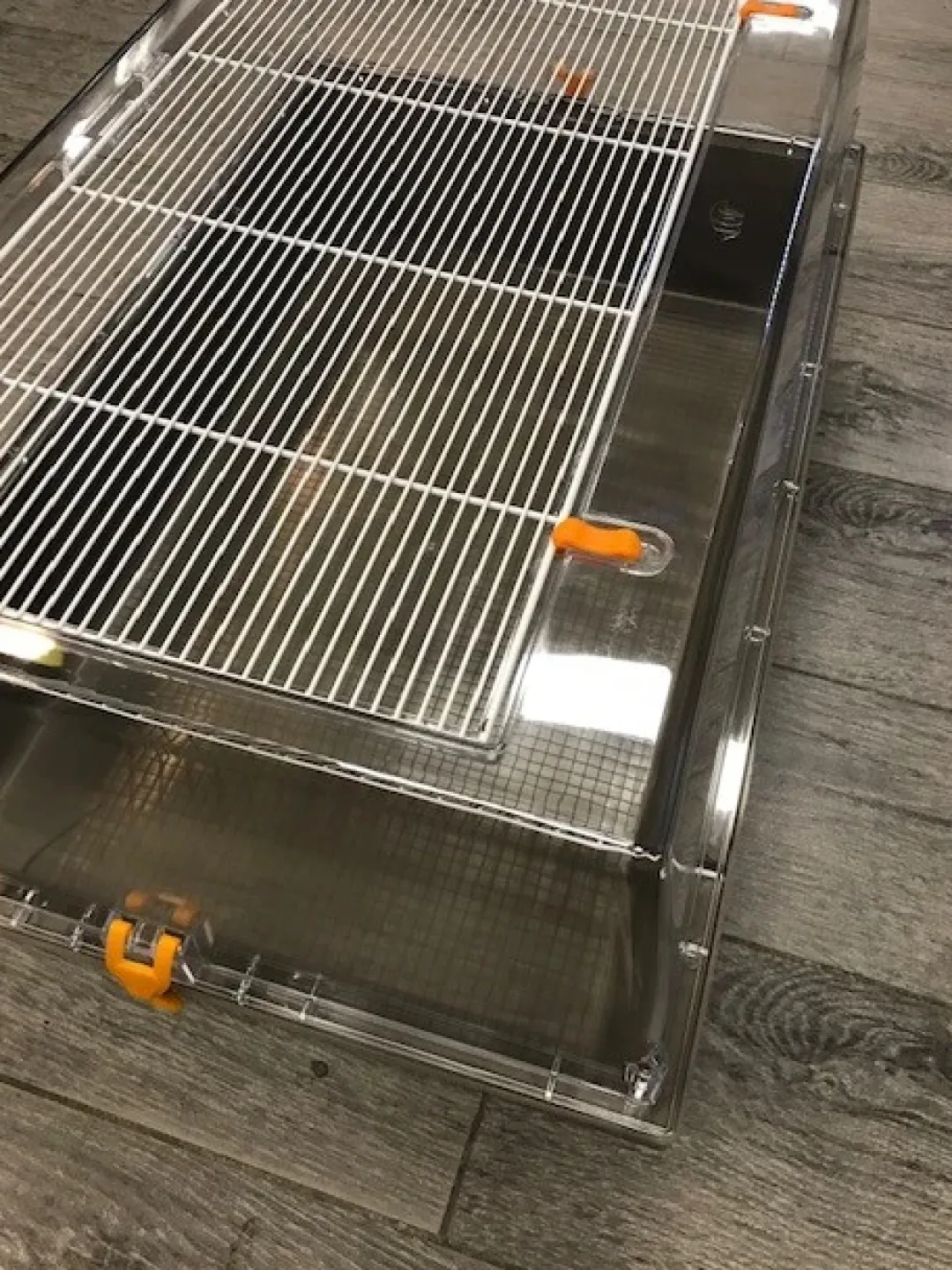 Outlet Tamburino Hamsterbur grå/brun bund Bure & Tilbehør Til Gnavere & Kaniner