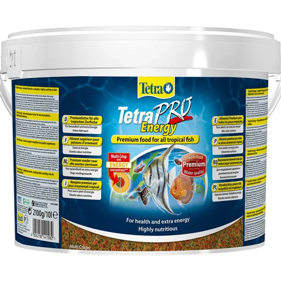 Discount TetraPro Energy crisps 10 Liter Fiskefoder Til Ferskvandsfisk
