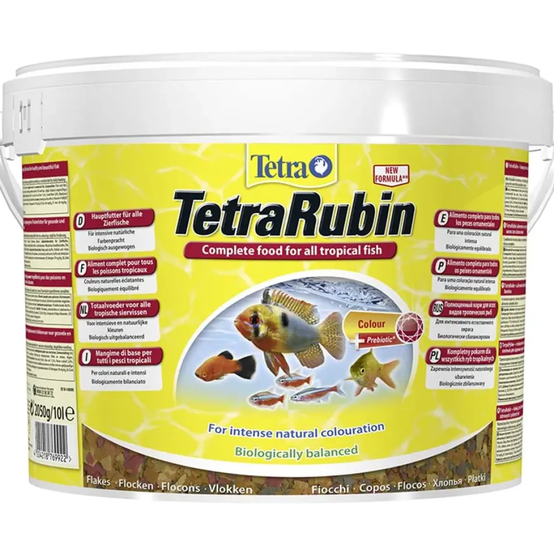 New TetraPro Tetrarubin 10 Liter Fiskefoder Til Ferskvandsfisk
