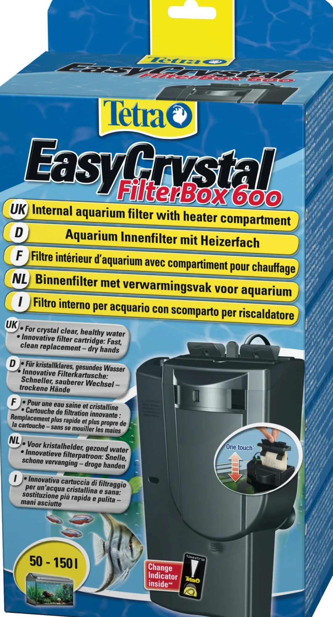 Hot TetraTec EasyCrystal FilterBox 600 Akvariefilter Og Pumpe