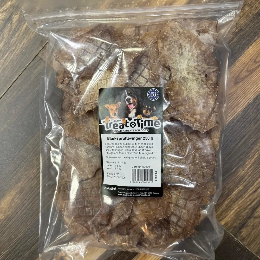 Best Blækspruttevinger 250 g - Naturlige hundesnacks Snacks Til Hvalpe - Lækre Godbidder Til Træning Og Forkælelse|Hundeguf Og Tyggeben Til Hunde