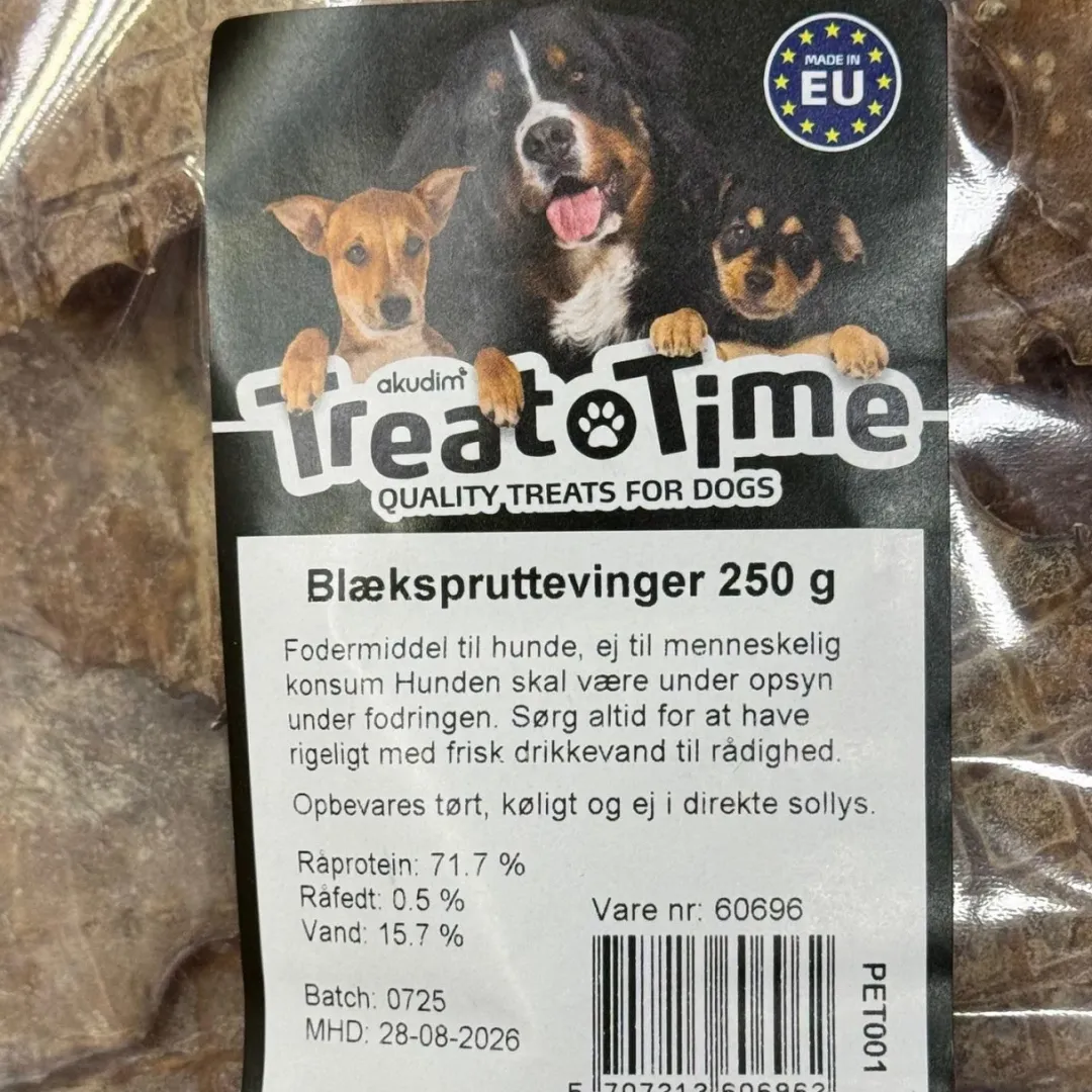 Best Blækspruttevinger 250 g - Naturlige hundesnacks Snacks Til Hvalpe - Lækre Godbidder Til Træning Og Forkælelse|Hundeguf Og Tyggeben Til Hunde