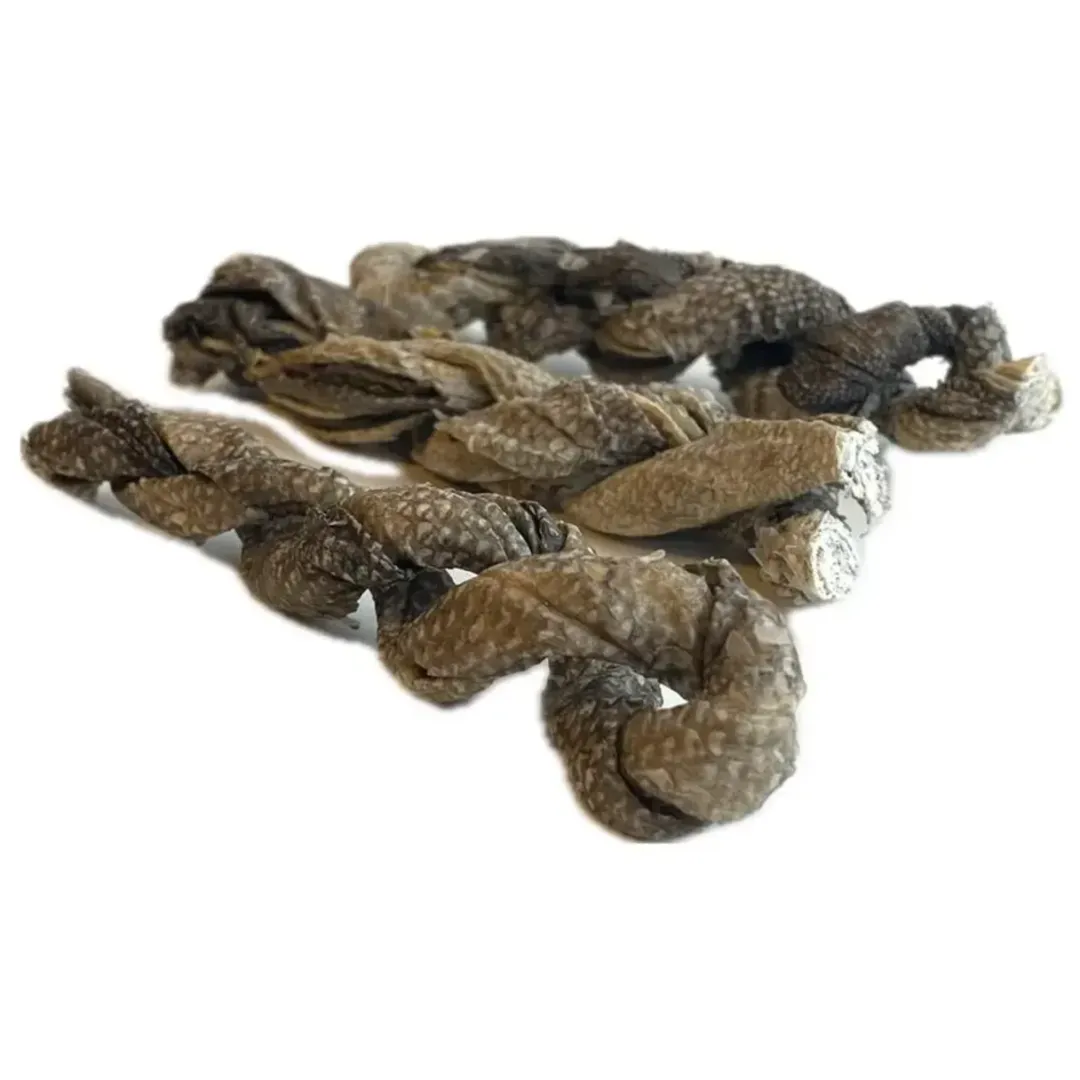 New Flettet Torskefilet 100 g - Naturlige hundesnacks Snacks Til Hvalpe - Lækre Godbidder Til Træning Og Forkælelse|Hundeguf Og Tyggeben Til Hunde