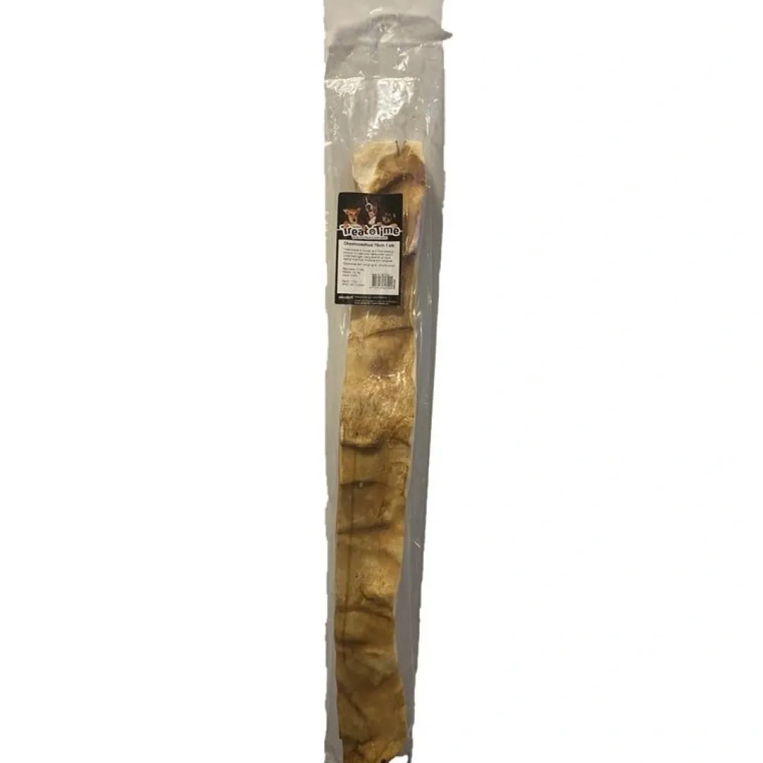 Sale Oksehovedhud 75 cm - Naturligt tyggeben til hunde Hundeguf Og Tyggeben Til Hunde