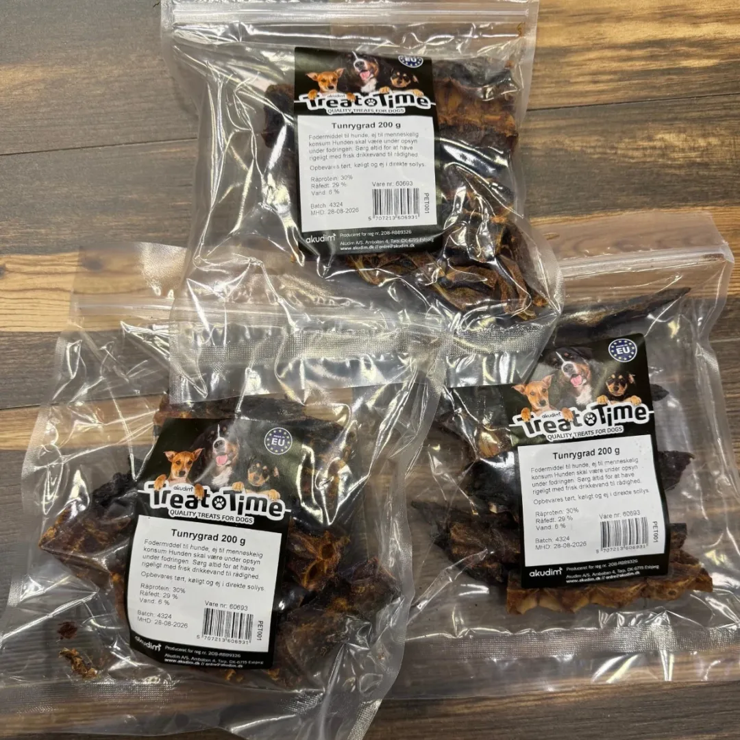 Best Tun Rygrad 200 g - Naturlige hundesnacks Snacks Til Hvalpe - Lækre Godbidder Til Træning Og Forkælelse|Hundeguf Og Tyggeben Til Hunde