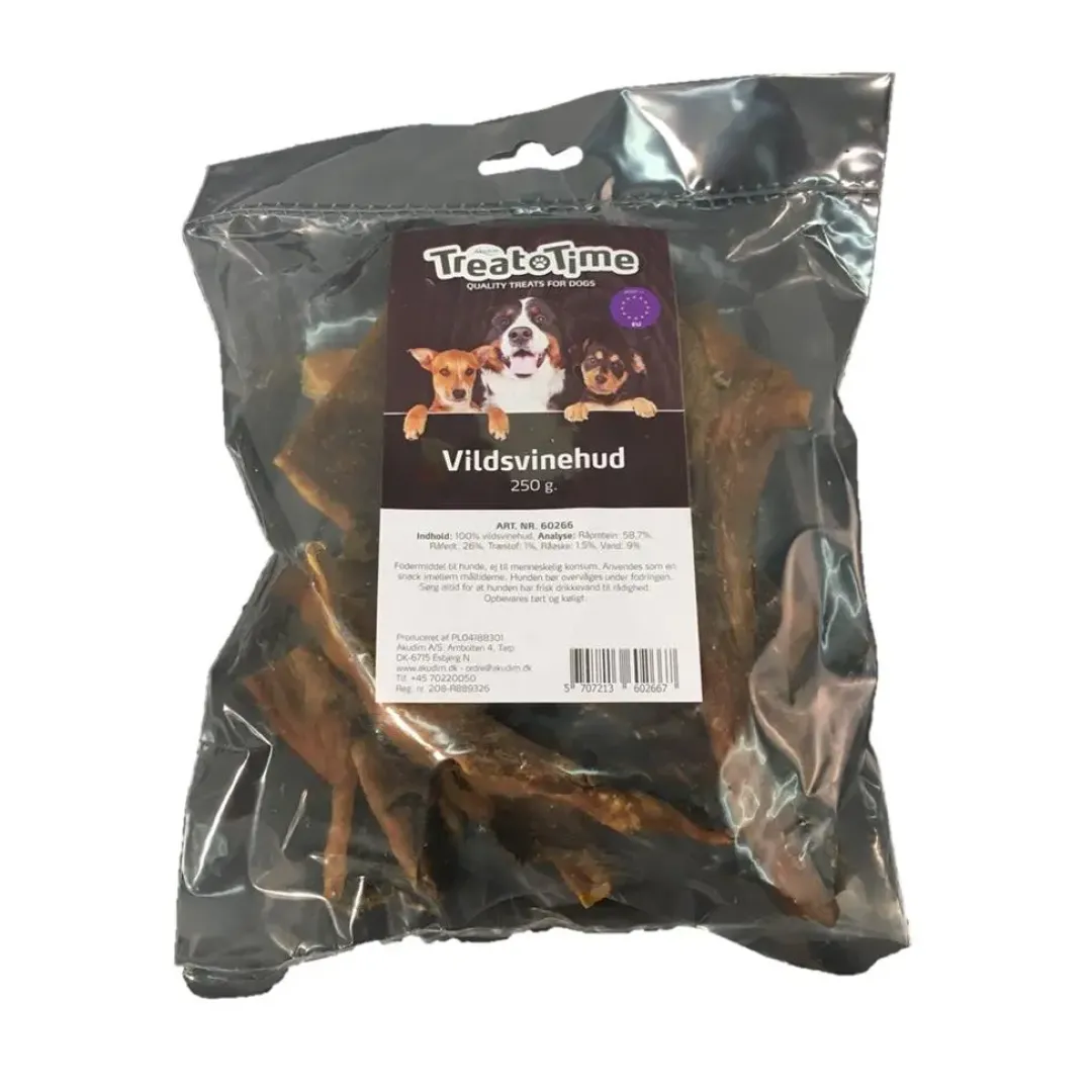 Clearance Vildsvinehud 250 g - Naturlige tyggeben Snacks Til Hvalpe - Lækre Godbidder Til Træning Og Forkælelse|Hundeguf Og Tyggeben Til Hunde
