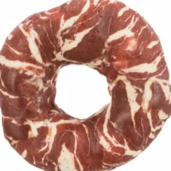 Clearance Denta Fun tyggering med oksekød Ø 10 cm - hundesnack Snacks Til Hvalpe - Lækre Godbidder Til Træning Og Forkælelse|Hundeguf Og Tyggeben Til Hunde