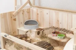 Sale hamsterbur af Træ 100x50x50 cm Bure & Tilbehør Til Gnavere & Kaniner