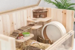 Sale hamsterbur af Træ 100x50x50 cm Bure & Tilbehør Til Gnavere & Kaniner