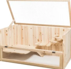 Sale hamsterbur af Træ 100x50x50 cm Bure & Tilbehør Til Gnavere & Kaniner