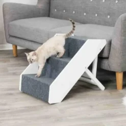Best Justerbar Trappe 3 trin 40x67 cm Transport Og Adgang Til Hvalpe - Tryg Og Nem Hverdag|Transport Og Adgang For Hunde - Tryg Og Nem Hverdag