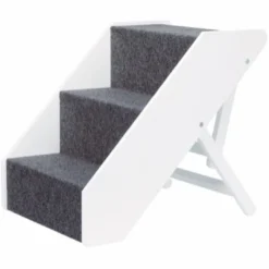Best Justerbar Trappe 3 trin 40x67 cm Transport Og Adgang Til Hvalpe - Tryg Og Nem Hverdag|Transport Og Adgang For Hunde - Tryg Og Nem Hverdag