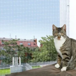 Hot Kattebeskyttelses net Hvid 6x3 m Kradsetræer Og Klatremøbler Til Kat