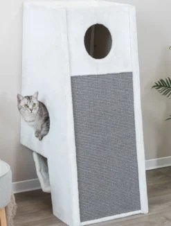 Clearance Kradsestation til vægmontering 110 cm Kradsetræer Og Klatremøbler Til Kat|Kradsetræ Til Killinger - Leg Træning Og Klopleje I Et