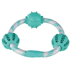 Clearance Mintfresh Legereb-ring med bolde - tyggelegetøj til hunde Hundelegetøj Til Alle Hunde Leg Og Aktivering Året Rundt|Legetøj Til Hvalpe - Sjov Leg, Aktivering Og Tryghed Fra Første Dag