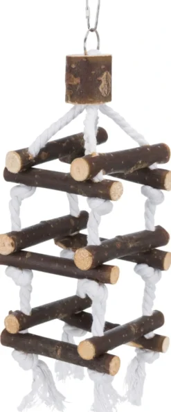 Hot Natural Living tårn med reb Fuglelegetøj