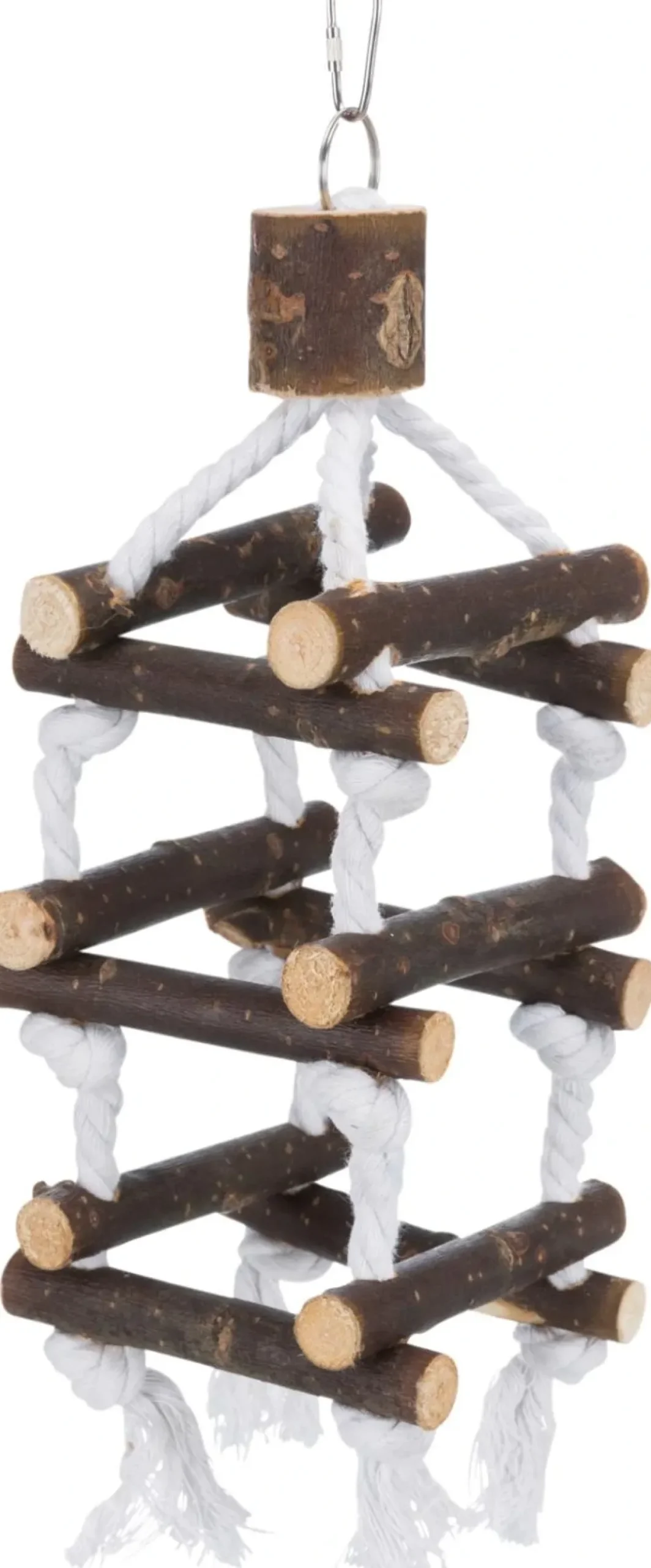 Hot Natural Living tårn med reb Fuglelegetøj