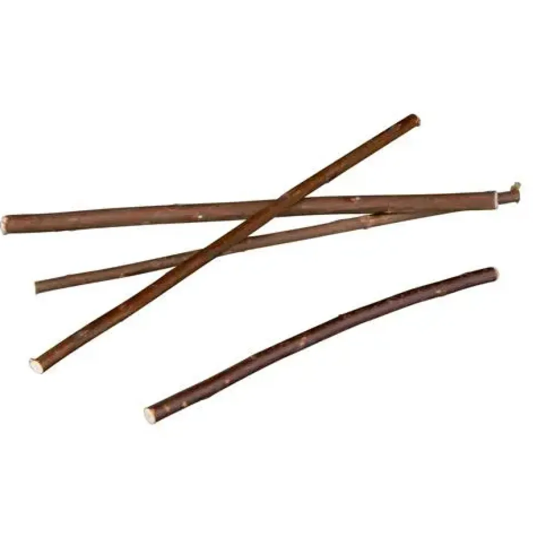 Clearance Pilekviste grene 18 cm 20 stk Foder & Snack Til Gnavere & Kanin
