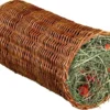 Best PileTunnel med hø og gulerod Stor ø 20 x 38 cm Træ- Og Høhuse Til Gnavere Og Kaniner