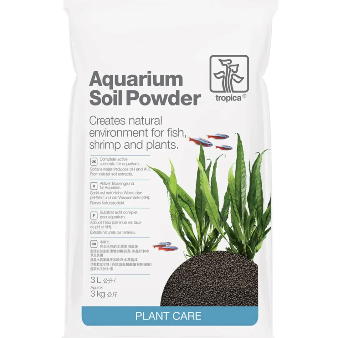 New Tropica Aquarium soil powder 3 liter Aquascaping|Akvarieplanter