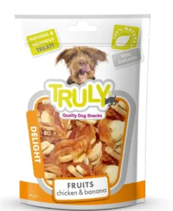 Clearance Truly Banana and Chicken 90 g - banan og kylling snacks Hundeguf Og Tyggeben Til Hunde
