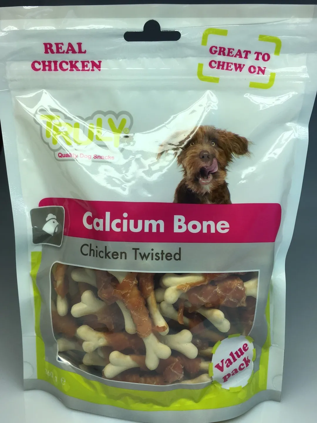 Discount Truly Calcium Bone 360 g - knoglesnacks med calcium Hundeguf Og Tyggeben Til Hunde
