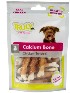 New Truly Calcium Bone 90 g - knoglesnack med calcium Hundeguf Og Tyggeben Til Hunde
