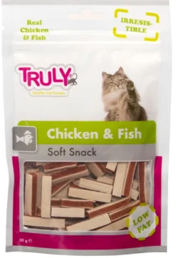 Sale Truly Chicken and Fish 50 gram Kattefoder & Snacks|Killingesnacks - Sunde Godbidder Til Killinger
