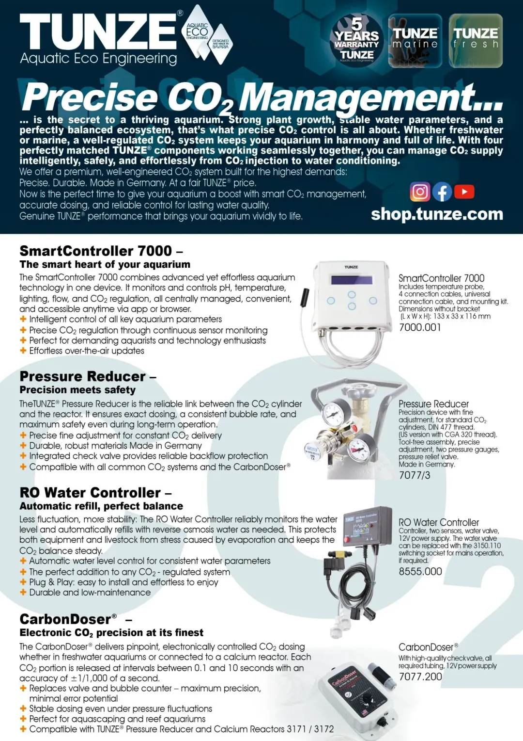 Outlet RO water controller 8555 Niveaumåler