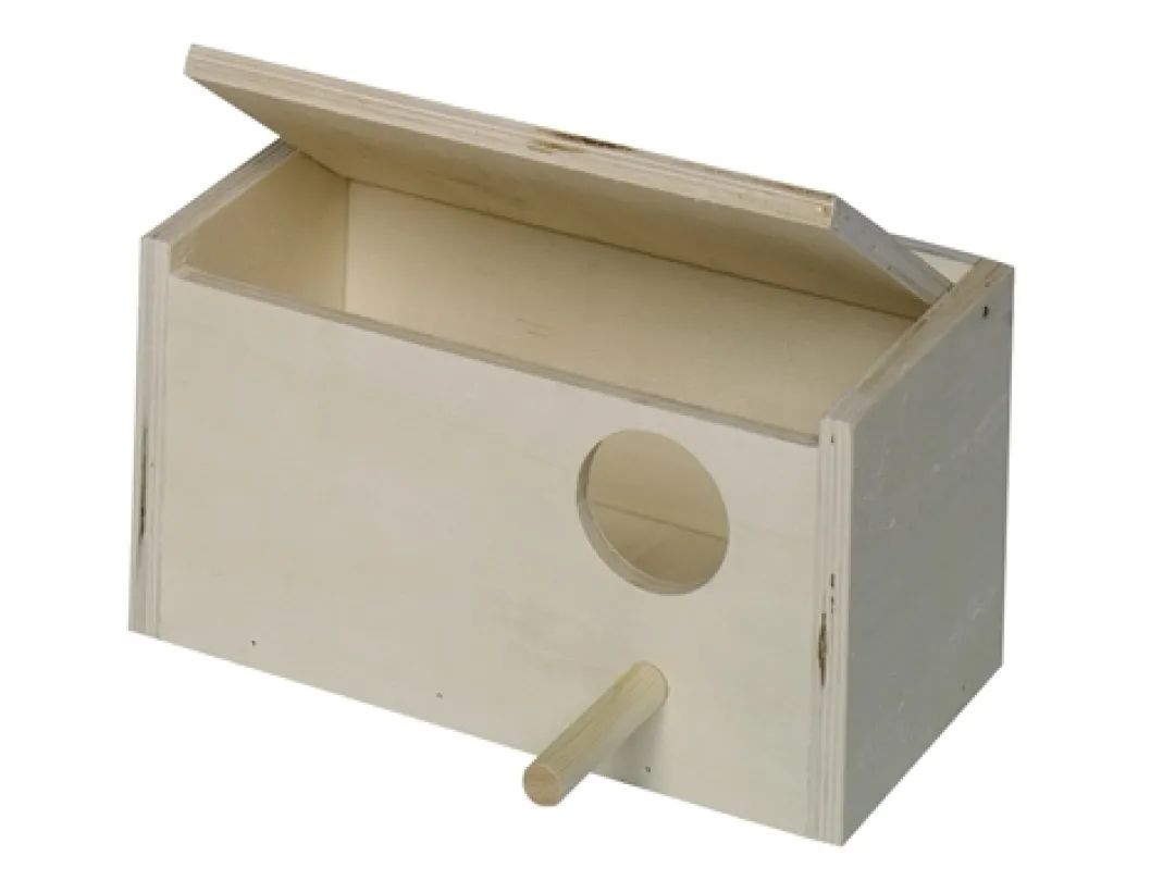 New Undulat Redekasse venstre hul 21x13x12,5 cm Redekasser Og Tilbehør Til Reder