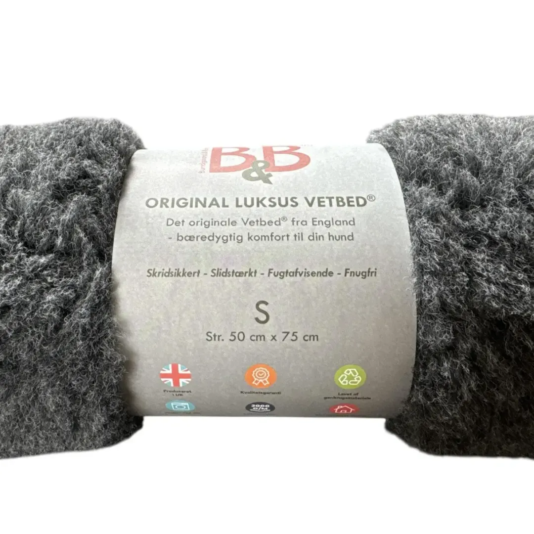 Sale Vetbed Original grå small 50x75 cm til hund - luksus komfort og varme Hundesenge Og Kurve Til Hunde - Bløde Og Komfortable|Sovepladser Til Hvalpe - Hundesenge, Kølemåtter Og Trygge Hvilesteder