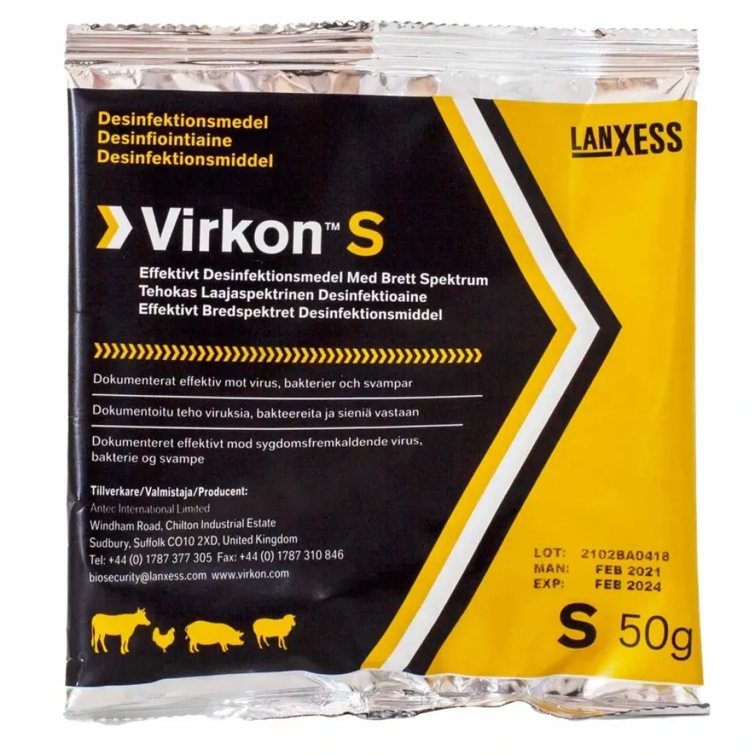 Best Virkon S 50 g Tilbehør Til Terrarier