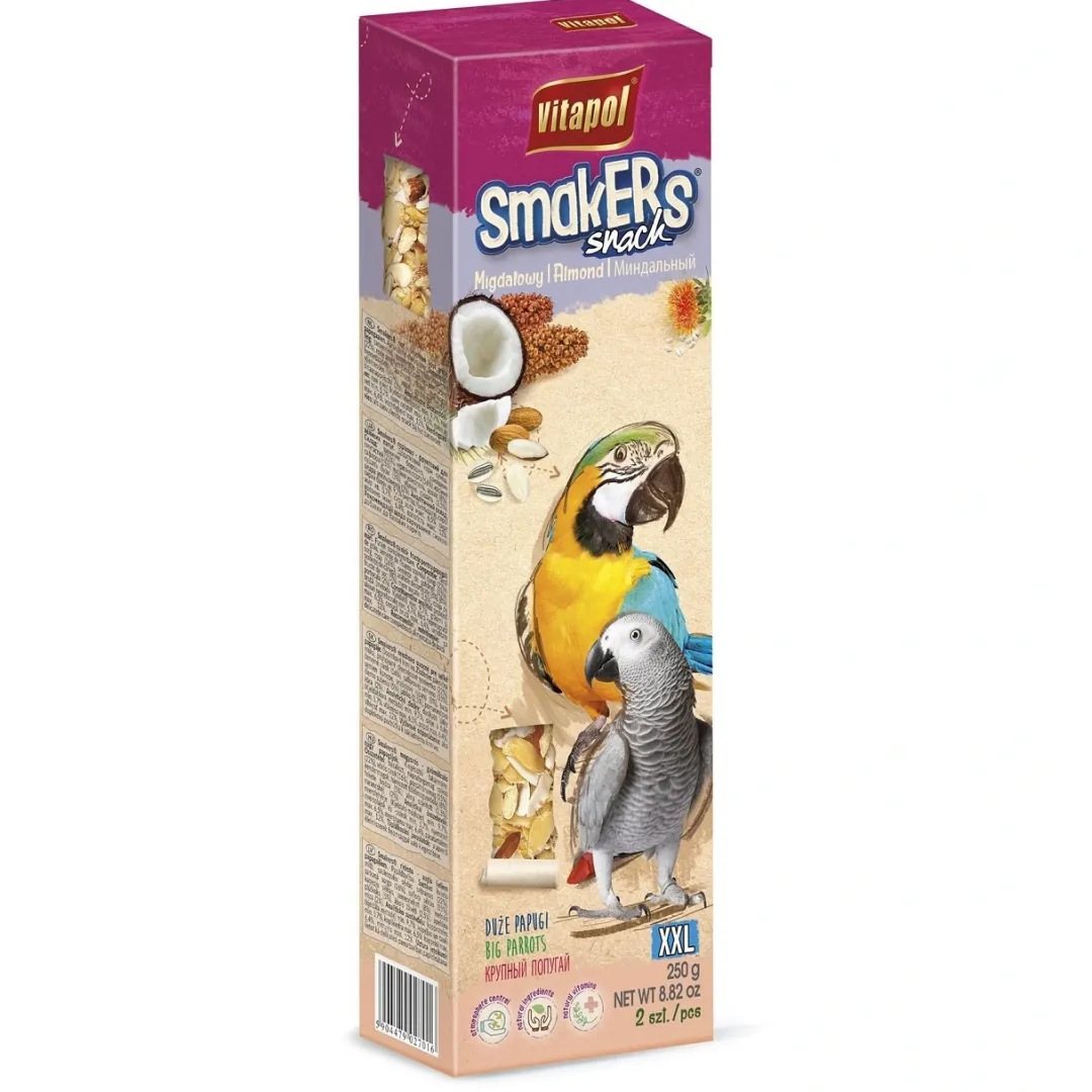 Hot Smakers Maxi Papegøje Mandelblanding 450 Gram Fuglefoder