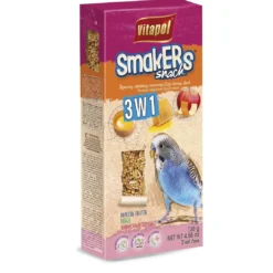 Clearance Smakers undulat Frugt, honning & æg 3 stk Fuglefoder