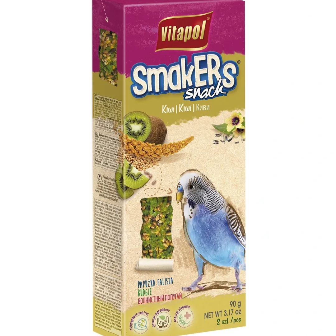 Discount Smakers undulat Kiwi 2 stk Fuglefoder