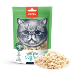 Clearance Frysetørret Torsk til Kat 20 g - naturlig snack Kattefoder & Snacks|Killingesnacks - Sunde Godbidder Til Killinger