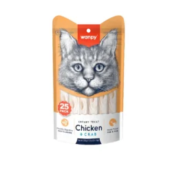 Best Kat Cremet Slikbar Godbid med Kylling og Krabbe 350g (25x14g) Kattefoder & Snacks|Killingesnacks - Sunde Godbidder Til Killinger