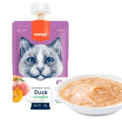 Clearance kat Meat Paste med and og græskar 90 g Kattefoder & Snacks|Killingesnacks - Sunde Godbidder Til Killinger