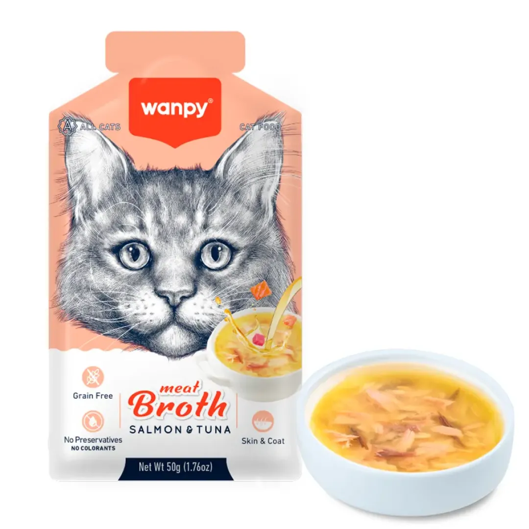 Discount Tun- og Laksebouillon til Katte 50 g Kattefoder & Snacks|Killingesnacks - Sunde Godbidder Til Killinger