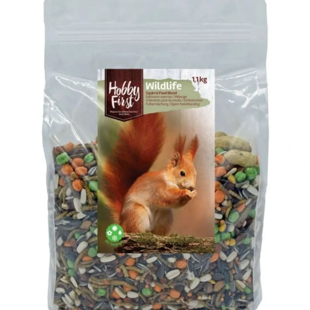 Hot Wildlife Egern Foderblanding 1,1 kg Vildfuglefoder & Hønseudstyr|Foder & Snack Til Gnavere & Kanin
