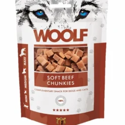 Discount Woolf Hunde- og Kattesnack Bløde Oksekødsbidder Snacks Til Hvalpe - Lækre Godbidder Til Træning Og Forkælelse|Kattefoder & Snacks