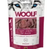 New Woolf Hundesnack Bløde Strimler med And Snacks Til Hvalpe - Lækre Godbidder Til Træning Og Forkælelse|Hundeguf Og Tyggeben Til Hunde
