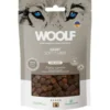 Clearance Woolf Hundesnack Bløde Terninger med Ged - monoprotein 100 g Snacks Til Hvalpe - Lækre Godbidder Til Træning Og Forkælelse|Hundeguf Og Tyggeben Til Hunde