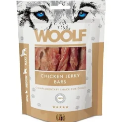 Hot Woolf Hundesnack Kylling Jerky Bars Snacks Til Hvalpe - Lækre Godbidder Til Træning Og Forkælelse|Hundeguf Og Tyggeben Til Hunde