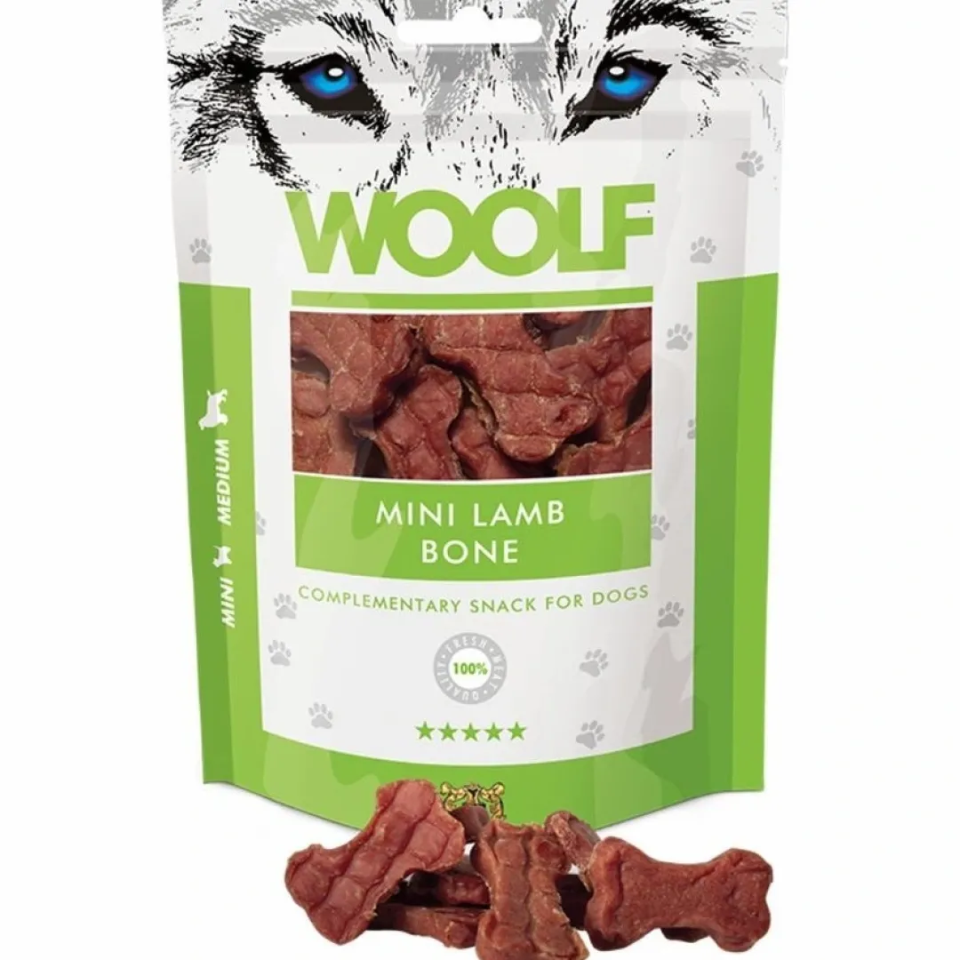 Woolf Hundesnack Mini Lammeben Snacks Til Hvalpe - Lækre Godbidder Til Træning Og Forkælelse|Hundeguf Og Tyggeben Til Hunde