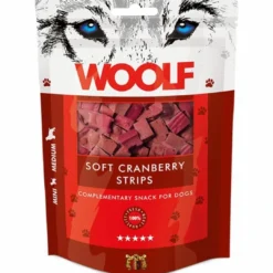 Clearance Woolf Hundesnack Tranebær Bites Snacks Til Hvalpe - Lækre Godbidder Til Træning Og Forkælelse|Hundeguf Og Tyggeben Til Hunde