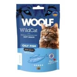 Hot Woolf Kattesnack WildCat Fedtet Fisk Kattefoder & Snacks|Killingesnacks - Sunde Godbidder Til Killinger